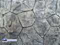 Stamped Concrete Retaining Wall Sample