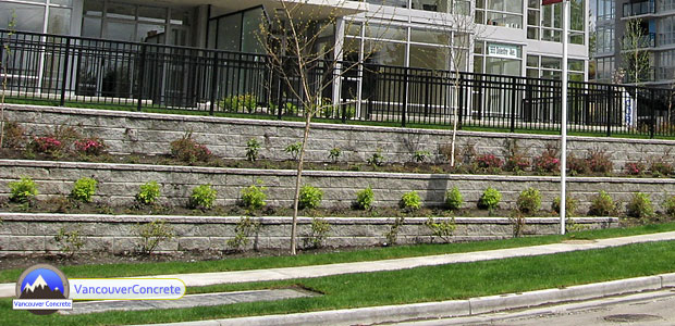 Allen Block Wall Installation